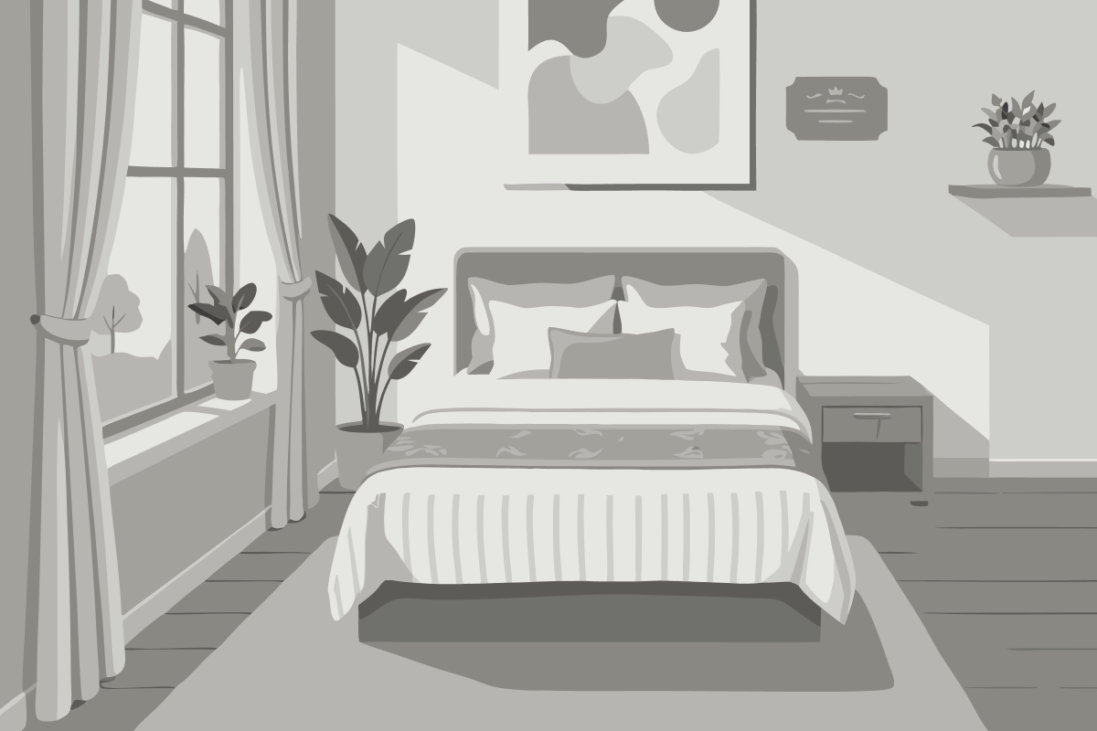 Chambre Double Standard avec Douche - Non-Fumeurs